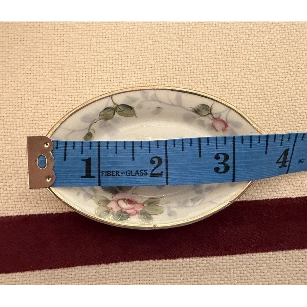Vintage Hand-painted Nippon Porcelain Vegetable Dish & Open Salt Dishes Set